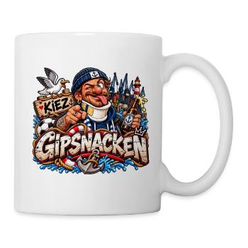 Gipsnacken Kiez   - Tasse - Weiß - Rechts