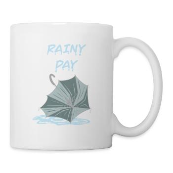 Regentag - Tasse - Weiß - Rechts