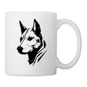 Dog dog - Tasse - Weiß - Rechts