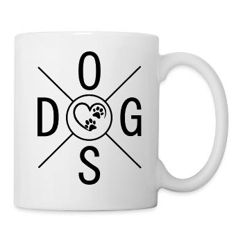 Dog dog - Tasse - Weiß - Rechts
