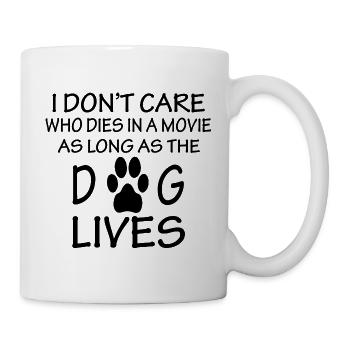 Dog dog - Tasse - Weiß - Rechts