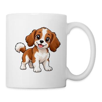 Süßer Kuschelhund - Tasse - Weiß - Rechts