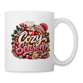 Gemütliche Saison - Tasse - Weiß - Rechts