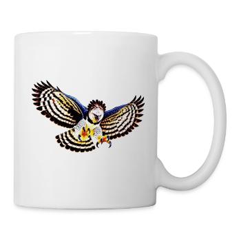 Harpyie fliegt - Tasse - Weiß - Rechts