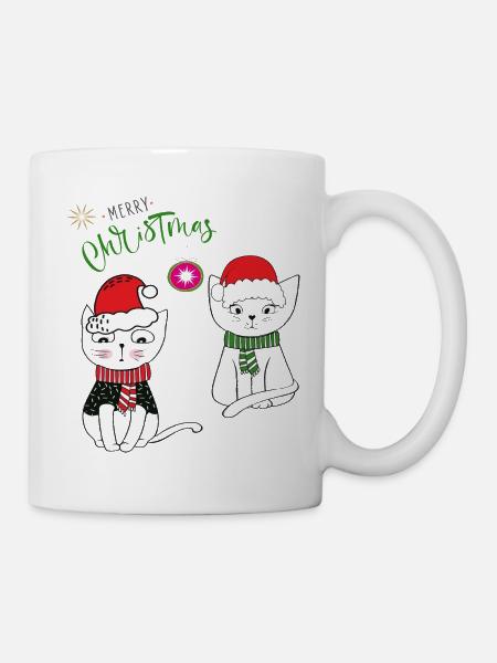 Merry Christmas - Tasse - Weiß