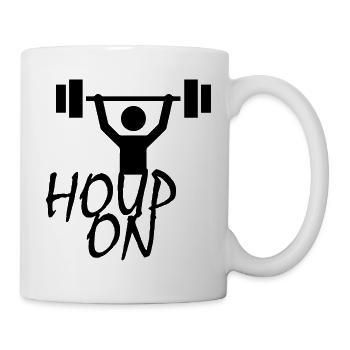 Funny gym - Tasse - Weiß - Rechts