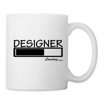 funny designer - Tasse - Weiß - Rechts