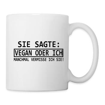 Funny funny - Tasse - Weiß - Rechts