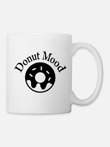 Funny donut - Tasse - Weiß