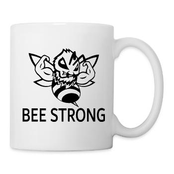 Funny bees - Tasse - Weiß - Rechts