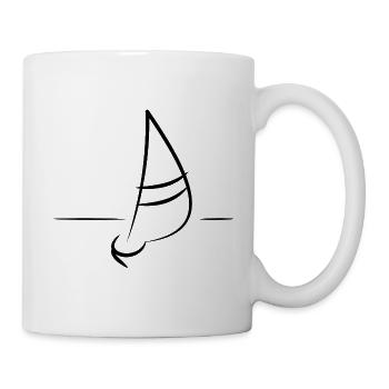 Boot Segler Segelboot  - Tasse - Weiß - Rechts