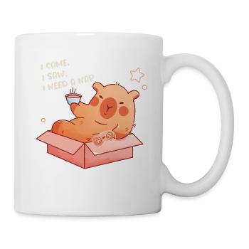 I Came I Saw I Need A Nap - Tasse - Weiß - Rechts