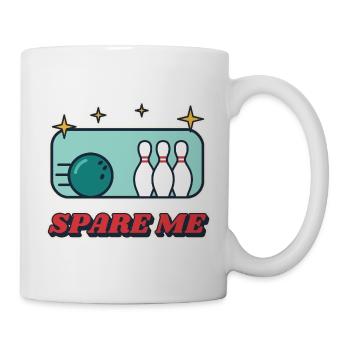 Spare Me Retro Bowling - Tasse - Weiß - Rechts