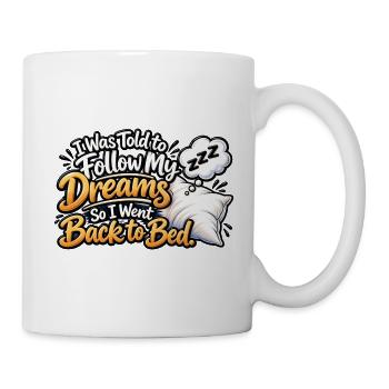 Ich streite nicht – Kaffee mit Meinung - Tasse - Weiß - Rechts