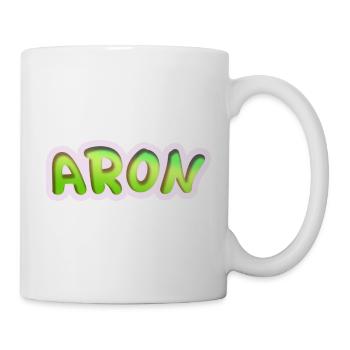 Geschenk für Aron - Tasse - Weiß - Rechts