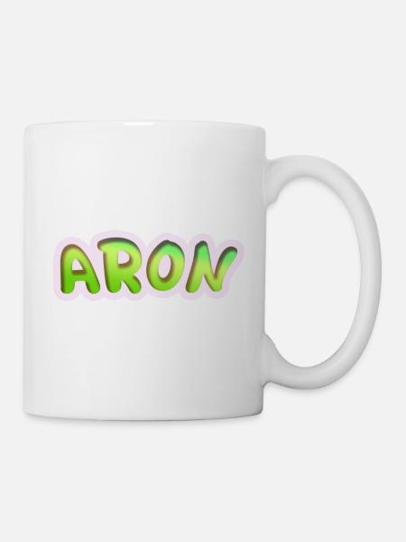 Geschenk für Aron - Tasse - Weiß