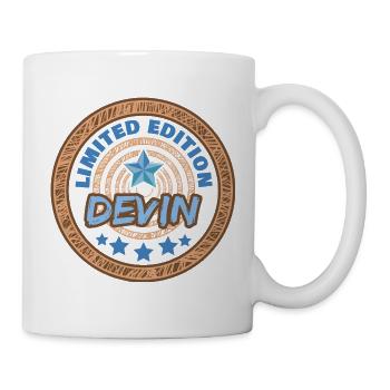 Geschenk für Devin - Tasse - Weiß - Rechts