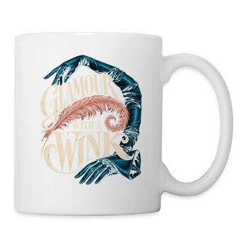 Burlesque Glamour With A Wink - Tasse - Weiß - Rechts