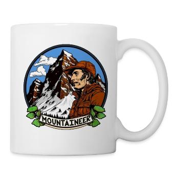 Bergsteiger Alpinisten - Tasse - Weiß - Rechts