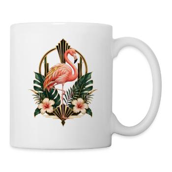 Niedlicher Flamingo Süße Flamingos - Tasse - Weiß - Rechts