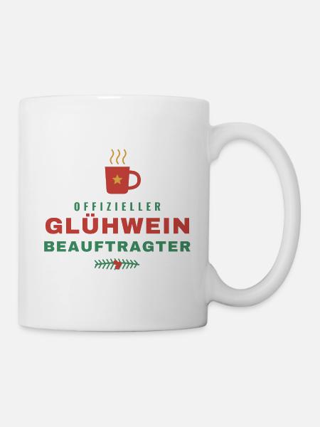 Offizieller Glühwein-Beauftragter Weihnachten - Tasse - Weiß