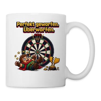 Perfekt geworfen Überworfen - Tasse - Weiß - Rechts