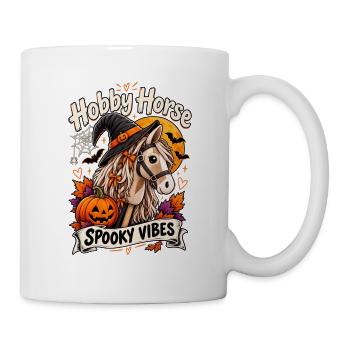 Hobby Horse Spooky Vibes Halloween - Tasse - Weiß - Rechts