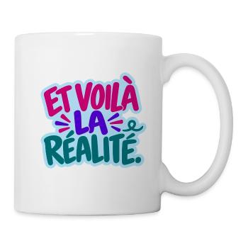 Et voilà – Französischer Spruch - Tasse - Weiß - Rechts