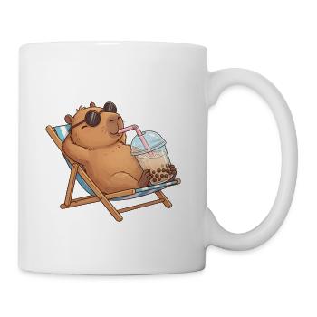 Capybara - Tasse - Weiß - Rechts