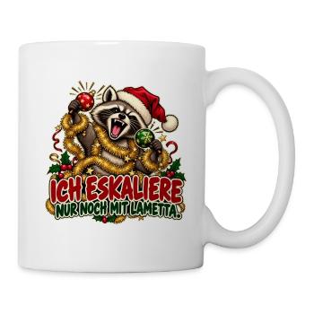 Festliche Eskalation - Tasse - Weiß - Rechts