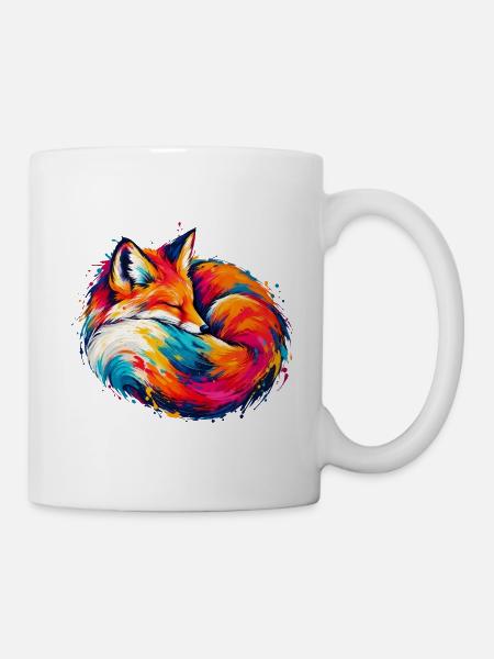 Chromatischer Schlaffuchs - Tasse - Weiß