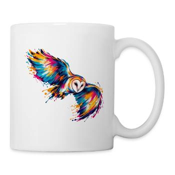 Chromatische Schleiereule - Tasse - Weiß - Rechts