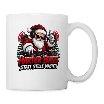 Harter Bass Santa Remix - Tasse - Weiß - Rechts