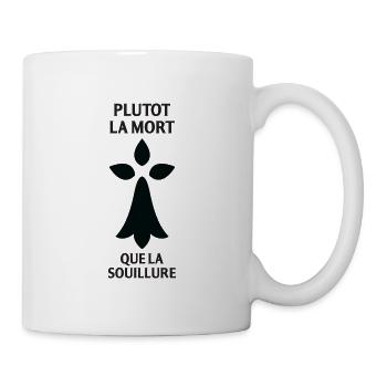 Lieber Tod als Entweihung Geschenk-T-Shirt... - Tasse - Weiß - Rechts