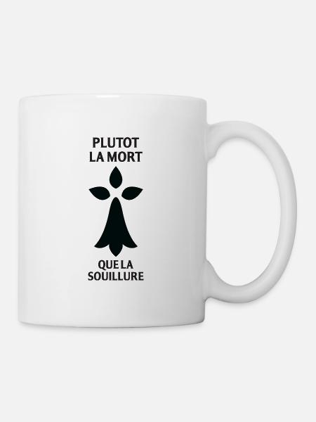 Lieber Tod als Entweihung Geschenk-T-Shirt... - Tasse - Weiß