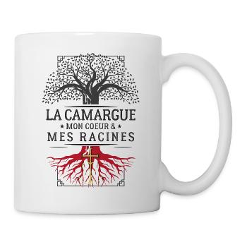 Das Camargue My Heart My Roots T-Shirt Cadea... - Tasse - Weiß - Rechts
