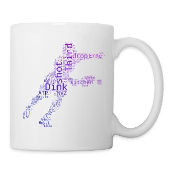 Pickleball Profi Geschenk für Pickleballspiel Fans - Tasse - Weiß - Rechts