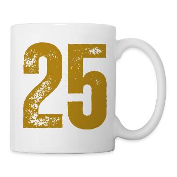 25 - Tasse - Weiß - Rechts