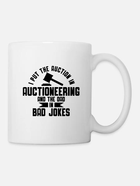 Auktionator Humor - Tasse - Weiß