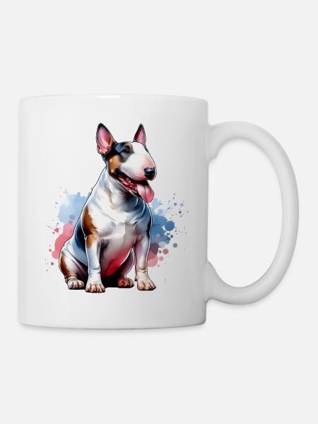 Bullterrier Geschenk - Tasse - Weiß