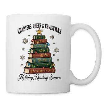 Chapters Cheer & Christmas – Bücher Weihnachten - Tasse - Weiß - Rechts