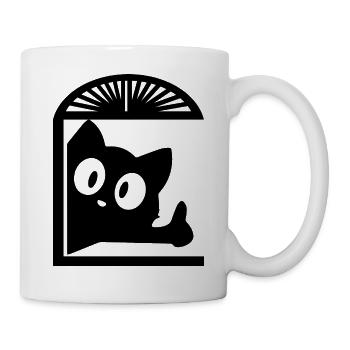 Cat cat  - Tasse - Weiß - Rechts