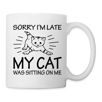 Cat cat  - Tasse - Weiß - Rechts