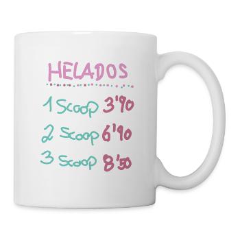 Eis speiseeis - Tasse - Weiß - Rechts