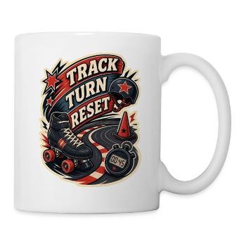 TRACK TURN RESET - Tasse - Weiß - Rechts