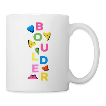 Klettern Bouldern Kletterwand - Tasse - Weiß - Rechts
