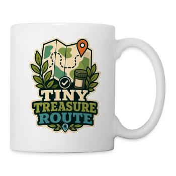 TINY TREASURE ROUTE - Tasse - Weiß - Rechts