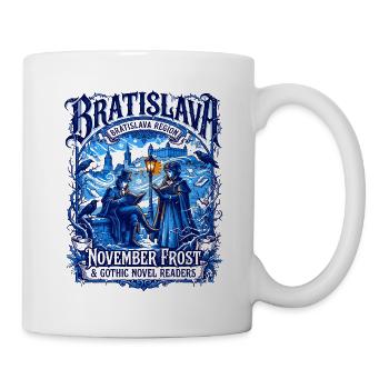 Bratislava November Frost Gothic Novel Readers - Tasse - Weiß - Rechts