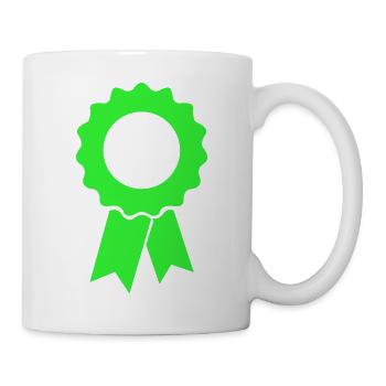 Auszeichnungsband - Tasse - Weiß - Rechts