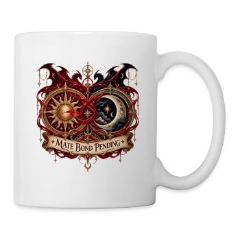 Mate Bond Pending – Sonne Mond und Drachen - Tasse - Weiß - Rechts